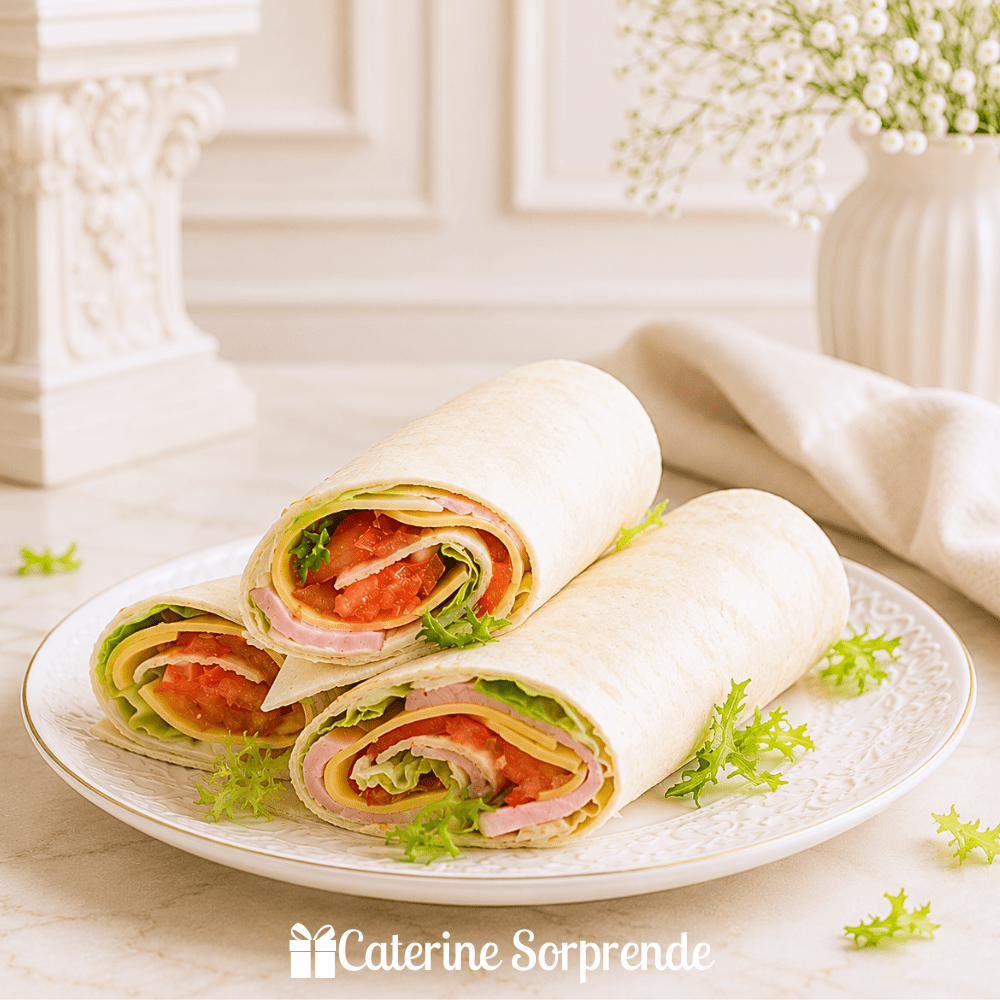 WRAPS DE JAMÓN Y QUESO